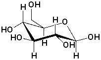  The structure of  \alpha -D-Mannose is   