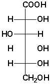 The structure of D-Gluconic acid is,  