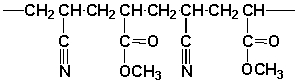 A polymer synthesized from the following monomers could have the form      