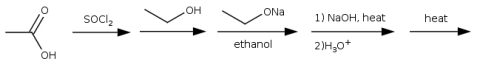 Which is the major product of the following series of reactions?     A)  I B)  II C)  III D)  IV
