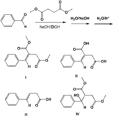 What is the main product of the following reaction sequence?   A)  I B)  II C)  III D)  IV