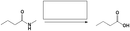 The reagents that complete the following reaction are,  
