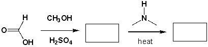 Complete the following reaction sequence.  