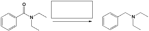 The reagents that complete the following reaction are,  