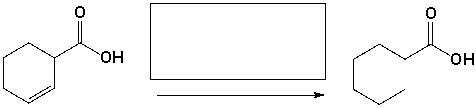 The reagents that complete the following reaction are,  