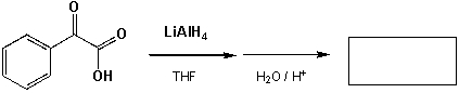 What is the reaction product? (Assume that lithium aluminum hydride is added in sufficient quantities to reduce every group that can be reduced.)  