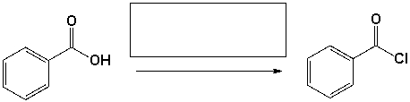 The reagents that complete the following reaction are,  
