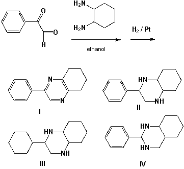 Which is the product of the following sequence of reactions?   A)  I B)  II C)  III D)  IV