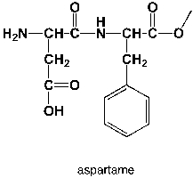 How many principal vibrations does aspartame have?   A)  99 B)  141 C)  112 D)  111