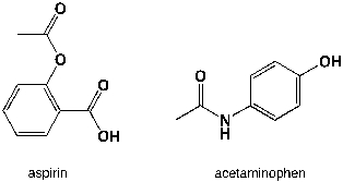 Which region in the IR spectrum could be used to distinguish between aspirin and acetaminophen (tylenol) ?   A)  3000-3050 cm<sup>-1</sup> B)  1360-1380 cm<sup>-1</sup> C)  3100-3500 cm<sup>-1</sup> D)  2400-3500 cm<sup>-1</sup>