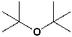 A <sup>1</sup>H-NMR shows a single signal and a <sup>13</sup>C-NMR shows two signals. A possible structure for this compound is,  