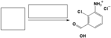 The reactants and solvents needed to complete the following reaction are?   