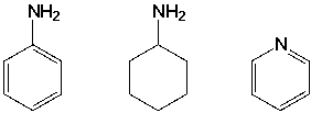 The strongest base in the following group is aniline.   