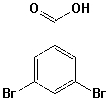 The name of the following structure is 3,5-dibromobenzoic acid.   