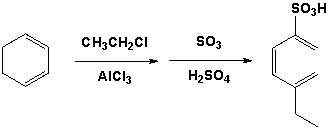 The following reaction scheme will synthesize the product shown.   