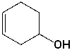 Which is the IUPAC name for the following structure?   A)  cyclohexenol B)  3-cyclohexen-1-ol C)  1-cyclohexen-4-ol D)  4-cyclohexenol