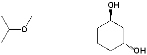 Which structures have the correct IUPAC name?   I: cis-1,2-dimethoxycyclohexane II: R-2-methoxy-1-propanol   III: 2-methoxypropane IV: trans-1,3-cyclohexanediol A)  I, II B)  III, IV C)  II, III D)  I, IV