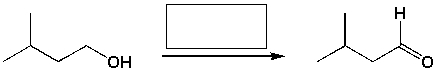 The reagent needed to complete the following reaction is,   