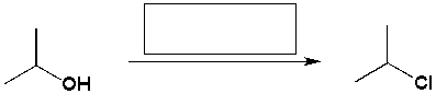 The reagent needed to complete the following reaction is,   