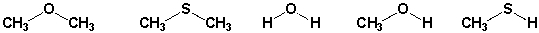 The strongest acid in the following list is water.   