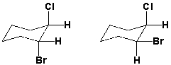 What is the relationship between these two structures?   A)  identical structures B)  enantiomers C)  diastereomers D)  constitutional isomers