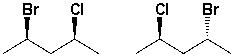 The following structures are diastereomers.   