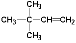 What is the IUPAC name for the following structure?   A)  3,3-dimethyl-4-pentene B)  3-methyl-3-ethyl-1-butene C)  isopropylpentene D)  3,3-dimethyl-1-butene