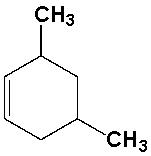 What is the IUPAC name for the following compound?     A)  1,3-dimethylcyclohexene B)  2,4-dimethylcyclohexene C)  3,5-dimethylcyclohexene D)  2,4-dimethyl-1-cyclohexene