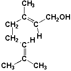 How many E/Z- isomers are possible for geraniol?   A)  2 B)  3 C)  4 D)  6