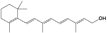 What is the density of Vitamin A?   A)  0.72 kg/L B)  0.84 kg/L C)  1.02 kg/L D)  1.55 kg/L