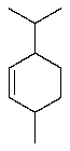 The structure of 4-isopropyl-1-methylcyclohexene is:   