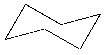 Complete the structure by drawing in the trans-1,4-dimethyl groups.   