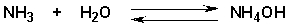 Water acts as a Brønsted-Lowry base in the following reaction.   