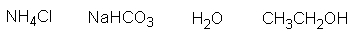 The strongest acid in the following list is sodium bicarbonate.   