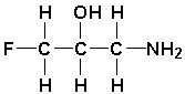 The most polar bond in the following molecule is __________.   