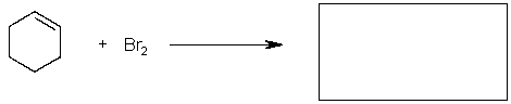 Draw the intermediate of the following reaction.  