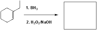 Complete the following reaction by providing the major product.  