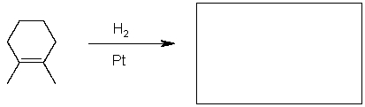 Complete the following reaction by providing the major product. Consider product stereochemistry, if any.  