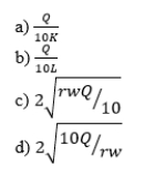 Suppose that a firm's production function can be specified as   Which of the following accurately describes this firm's long run total cost function?  <div style=padding-top: 35px> 