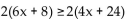 Solve. -  A)    B)    C)    D)   