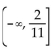 <strong>Solve. -4(2x + 1)   3[3x - 2(x + 1)]</strong> A)   B)   C)   D)   <div style=padding-top: 35px> 