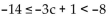 Solve. -  A)  (-5, -3] B)  (3, 5] C)  [3, 5)  D)  [-5, -3) 