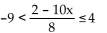 Solve. -   A)    B)    C)    D)   