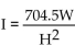 Solve. -Body mass index is given by the formula   . Mary's height is 62 in. What weights W will allow Mary to keep her body mass index I between 18.5 and 25? A)    B)    C)    D)   