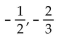 Find the distance between the points on a number line. -  A)  6 B)    C)    D)   