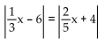Solve. -  A)    B)    C)  - 10 D)  - 150
