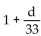 Solve the problem. -The function P(d)  =   gives the pressure, in atmospheres (atm) , at a depth d feet in the sea. Find the pressure at 30 feet. A)    B)    C)    D)   