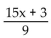 Simplify. -  A)    B)    C)  5x + 1 D)   