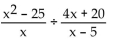Divide and simplify. -  A)    B)    C)    D)   