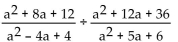 Divide and simplify. -  A)    B)    C)    D)   